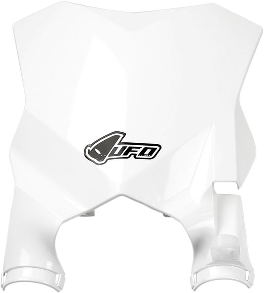 UFO STADIUM FRONT NUMBER PLATE KAWASAKI KXF250/450 WHITE KA04746-047
