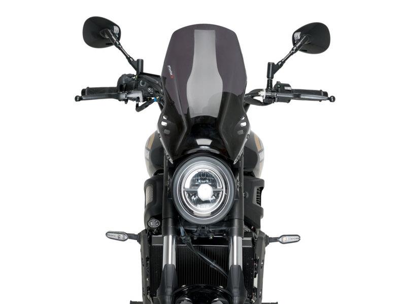 PUIG New Generation Sport Screen Black for Yamaha XSR 700 22-25 21430N