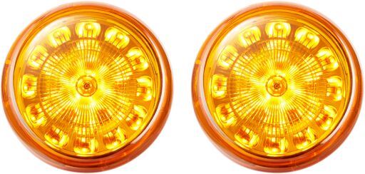 Custom Dynamics Turn Signal Inserts Harley FLHCS 00-24 LED Amber PB-A-1156-ECE