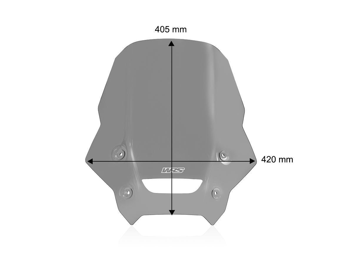 WRS Windscreen Touring Nx 500/400 Smoke Dual Purpose HO077F