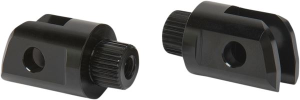 Arlen Ness Splined Peg Mount Black Aluminum For HD RA 1250 18-24 07-991