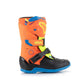 Alpinestars Kids Tech 3s Boots Orange Yellow Blue