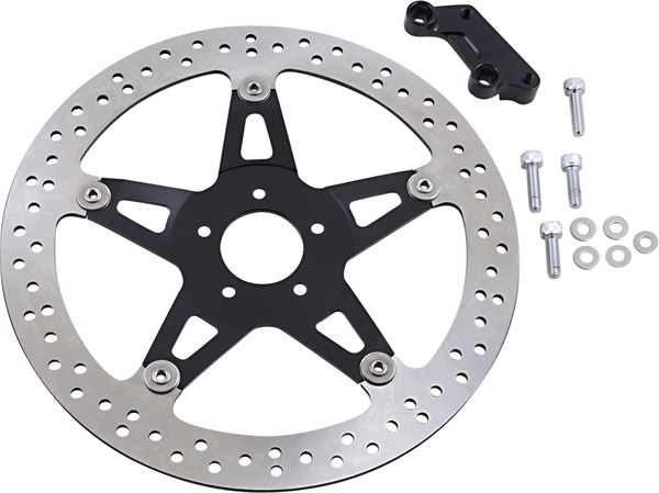 Arlen Ness Big Brake Floating Aluminum Rotor Kit For HD FLHRXS 1868 07-24 02-911
