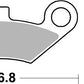 Sbs SI Offroad Sintered Brake Pads For Goes G 525 4X4 2009-2017 914SI