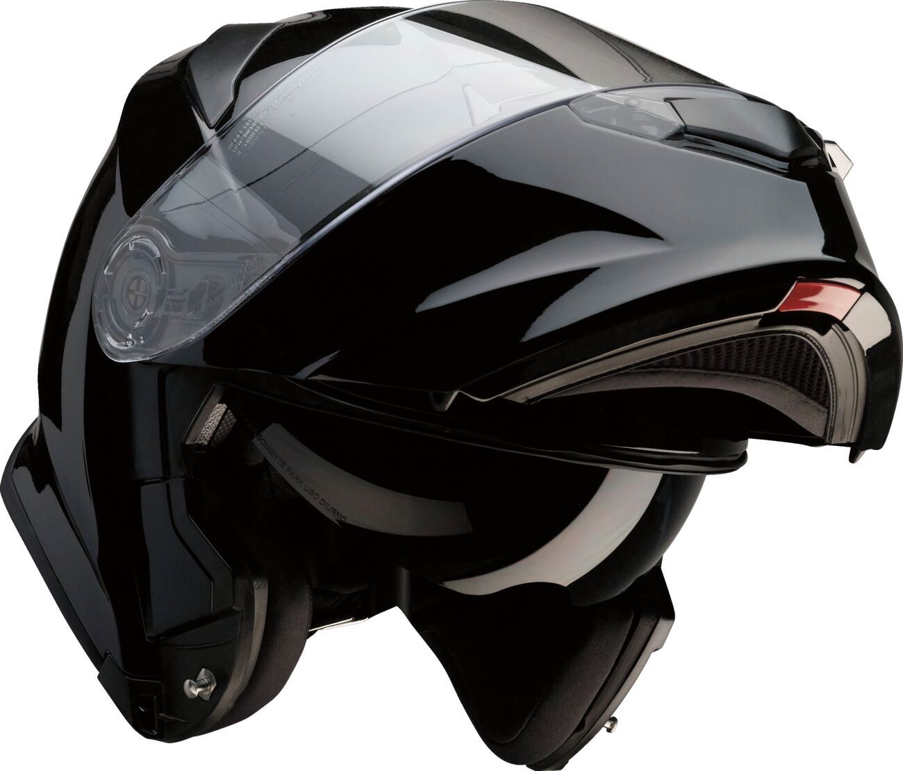 Z1R Solaris 2.0 Gloss Black Motorcycle Helmet