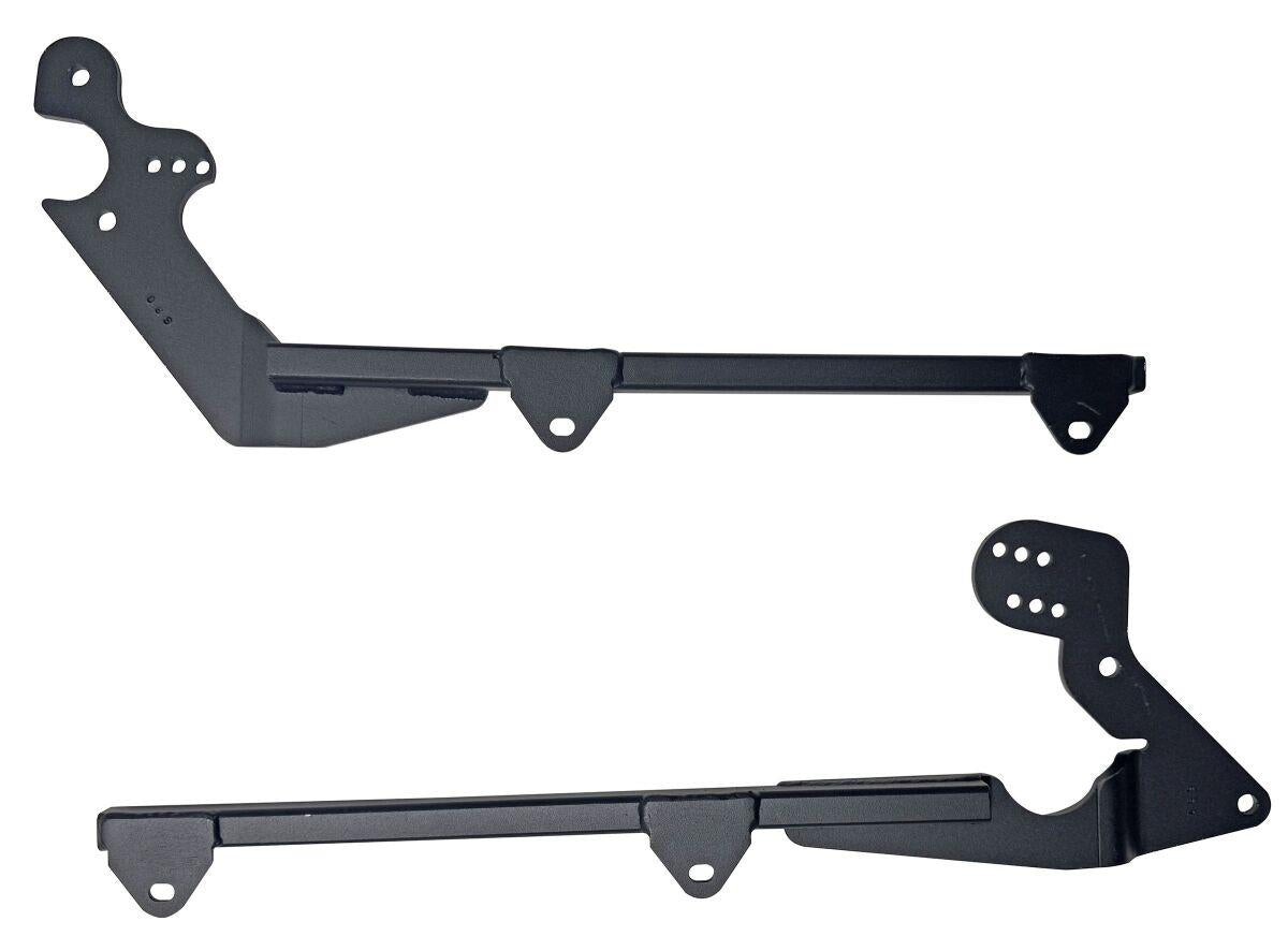 Bassani Xhaust Exhaust Brackets For Harley FXLRST 1923 2022-2024 Black BKT-S30
