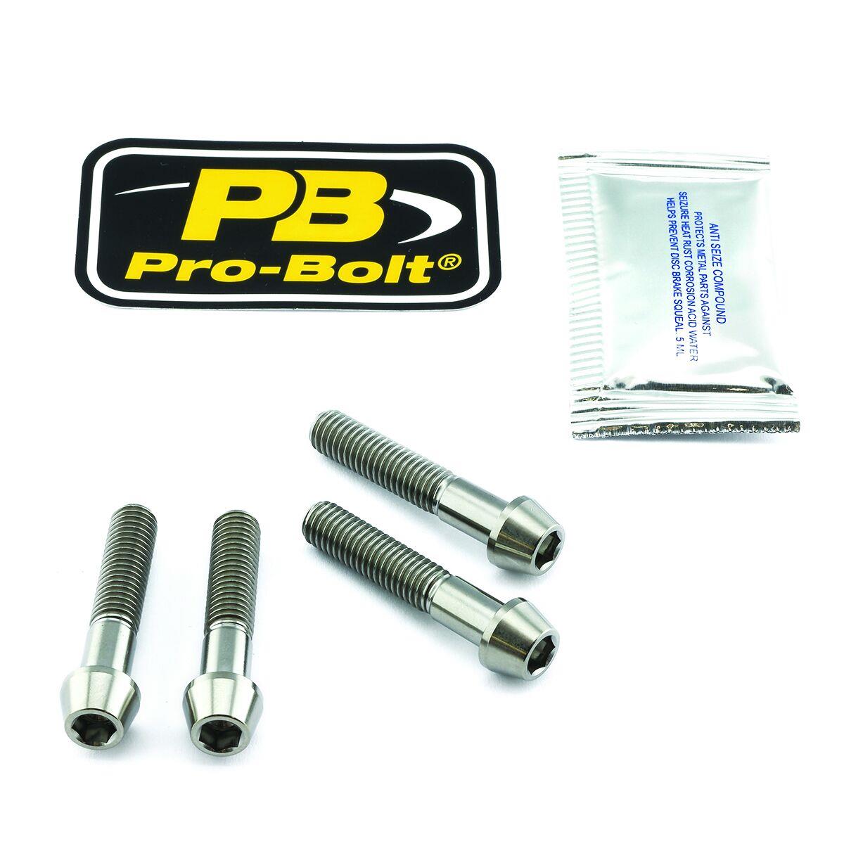 Pro Bolt Pinch Bolt Kit Titan Front For Yamaha YZF-R1 1000 1998-2024 TIFAPINCH80