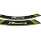 PUIG Wheel Rim Stickers Green Universal 5531V