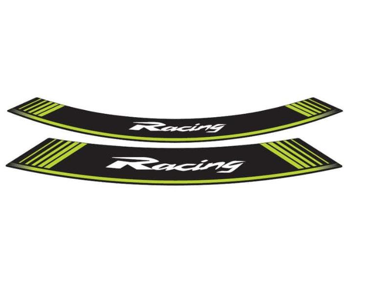 PUIG Wheel Rim Stickers Green Universal 5531V