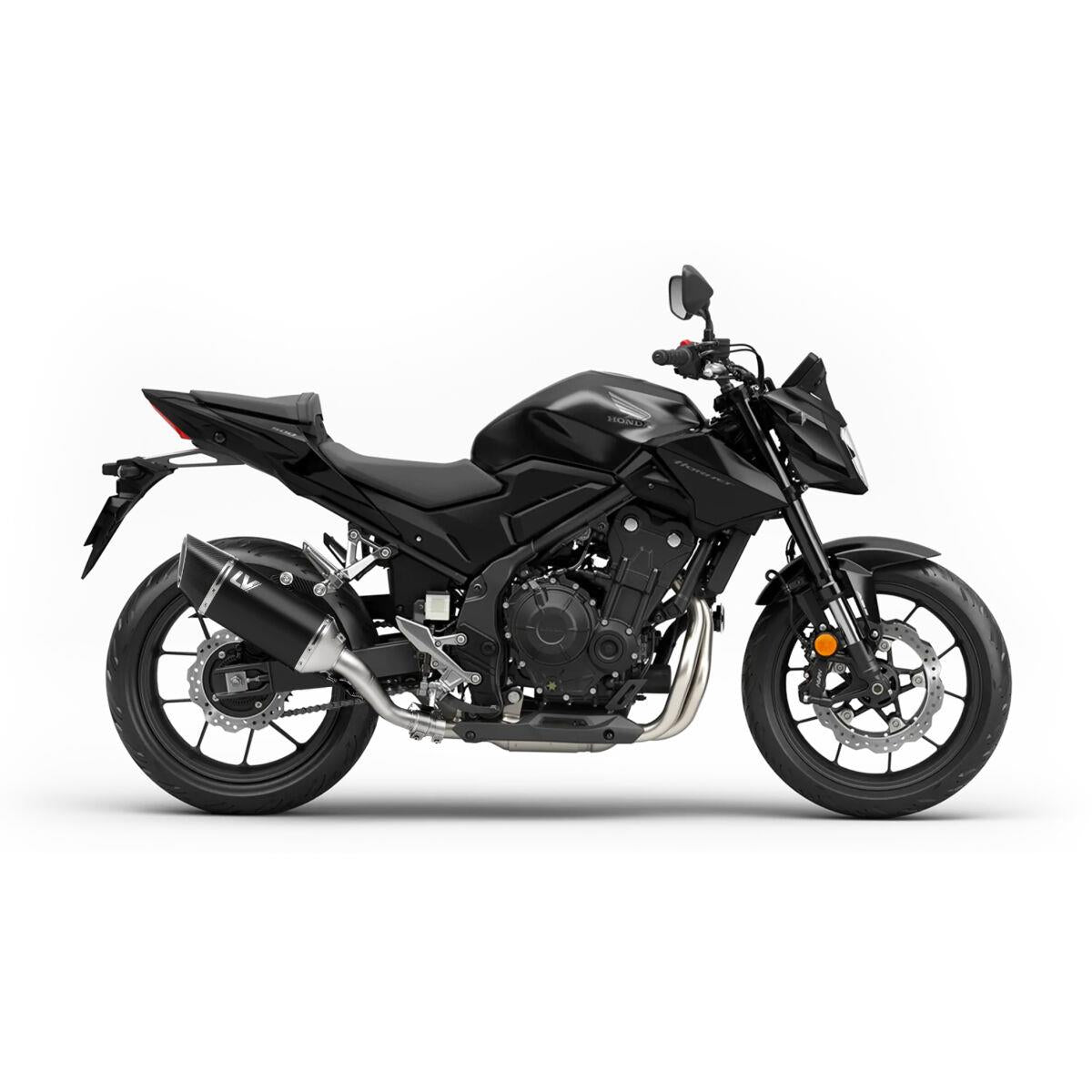 LEOVINCE LV-14R Black Edition Slip-On Muffler for HONDA CB/CBR 500 18-26 15634B