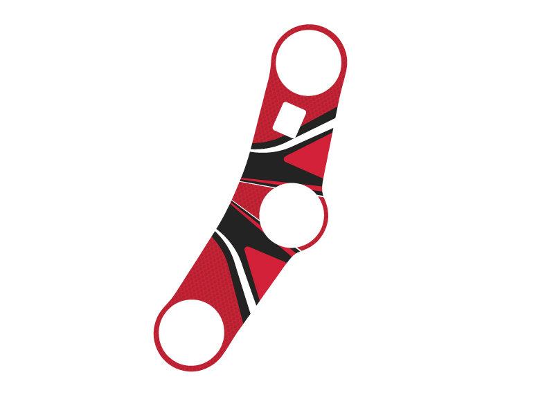 PUIG Radikal Yoke Protector Red for Honda CBR600 RR 03-04 6971R