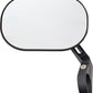 Daytona Bar End Mirror Black Aluminum Side View Short Stem 30mm Clamp 80800