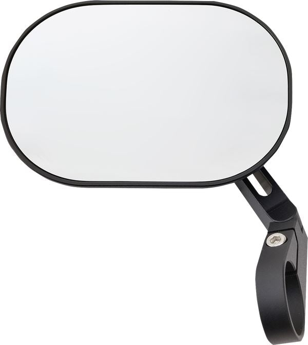 Daytona Bar End Mirror Black Aluminum Side View Short Stem 30mm Clamp 80800