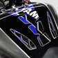 Puig Wings Tank Pad With Yamaha Logo Blue 21072H