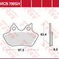 Trw SH Series Rear Brake Pads For Harley FLHRSE4 1800 2006-2008 MCB799SH