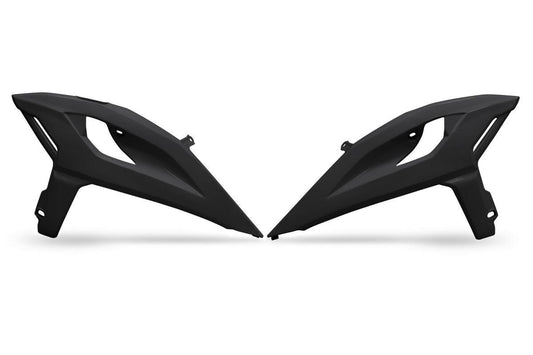 UFO Radiator Cover For Beta RR 250 2025-2026 Gloss Black Pre-Drilled BE02008#001