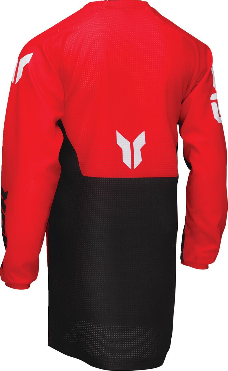THOR Youth LAUNCHMODE Forge Jersey RED 2024 Model