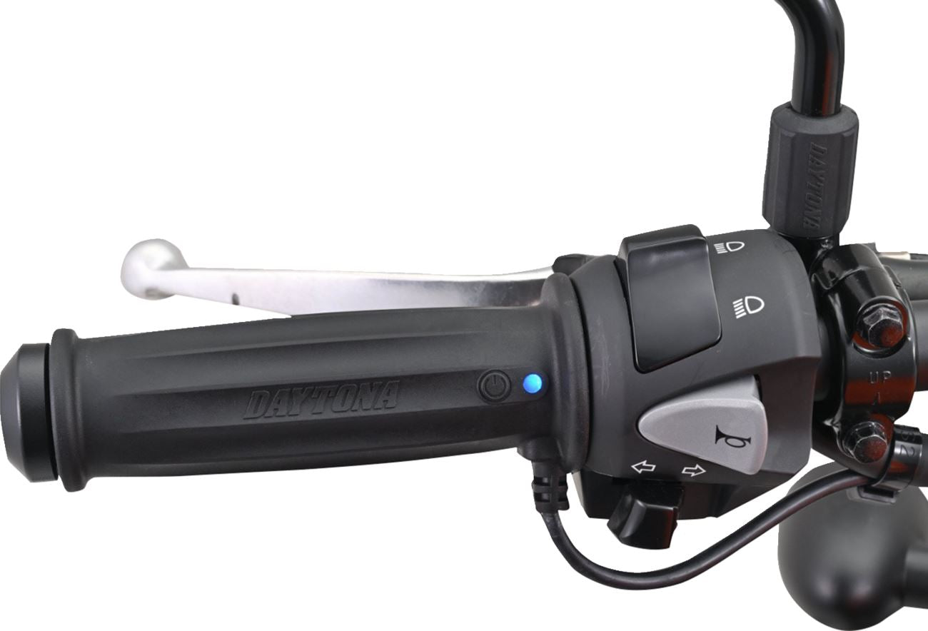 Daytona Heated Grip 7/8 Handlebar 4-Level Heat Control Black Grips 81044