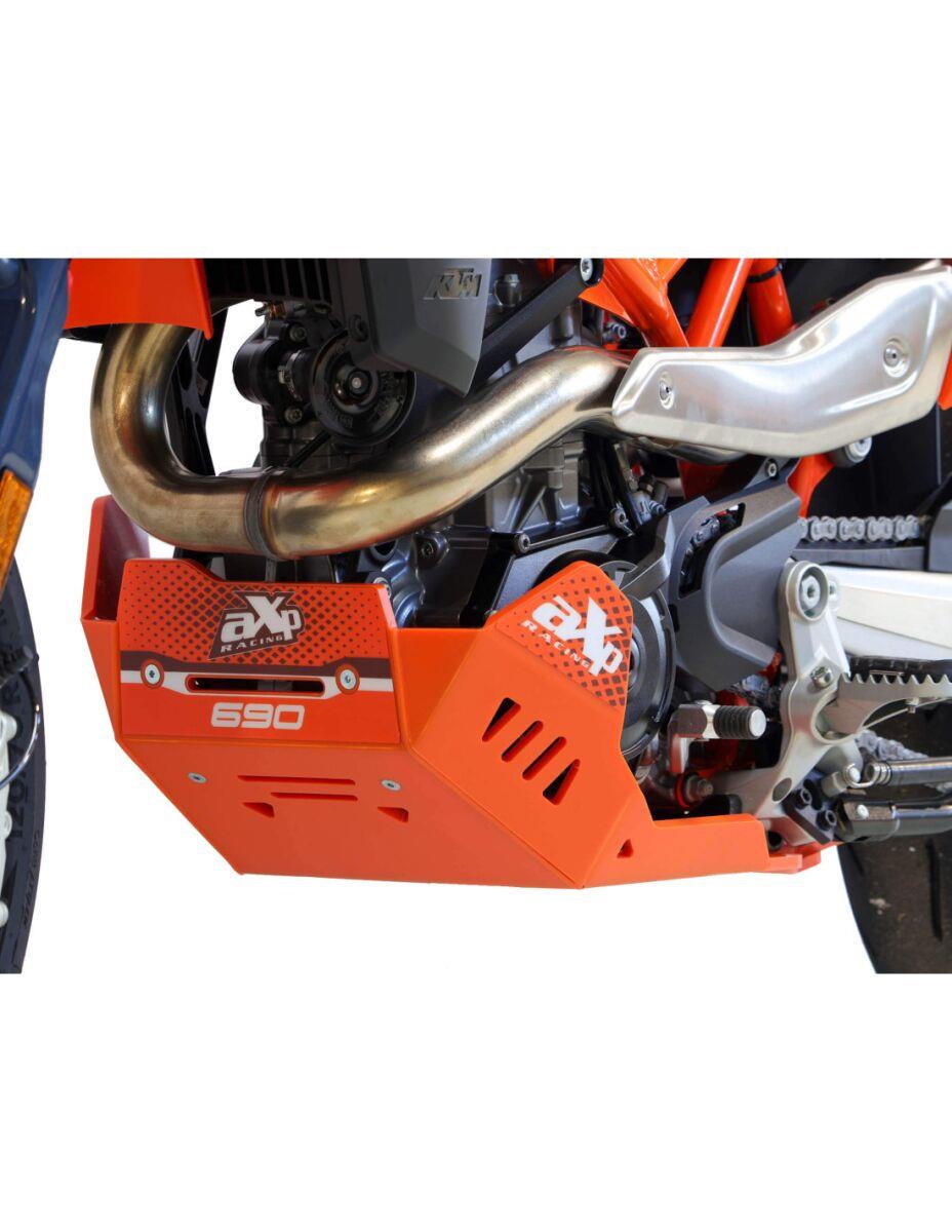 AXP Racing Adventure Skid Plate For Yamaha YZ 125 2005-2026 Orange AX1817