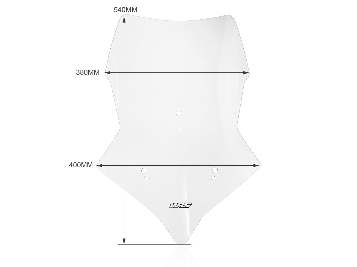 WRS Windscreen Touring X-Cape 650 Clear Mm001t