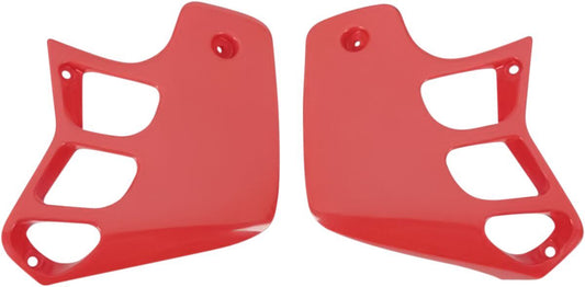 UFO RADIATOR COVERS HONDA CR125/250 UFO-RED HO02610061