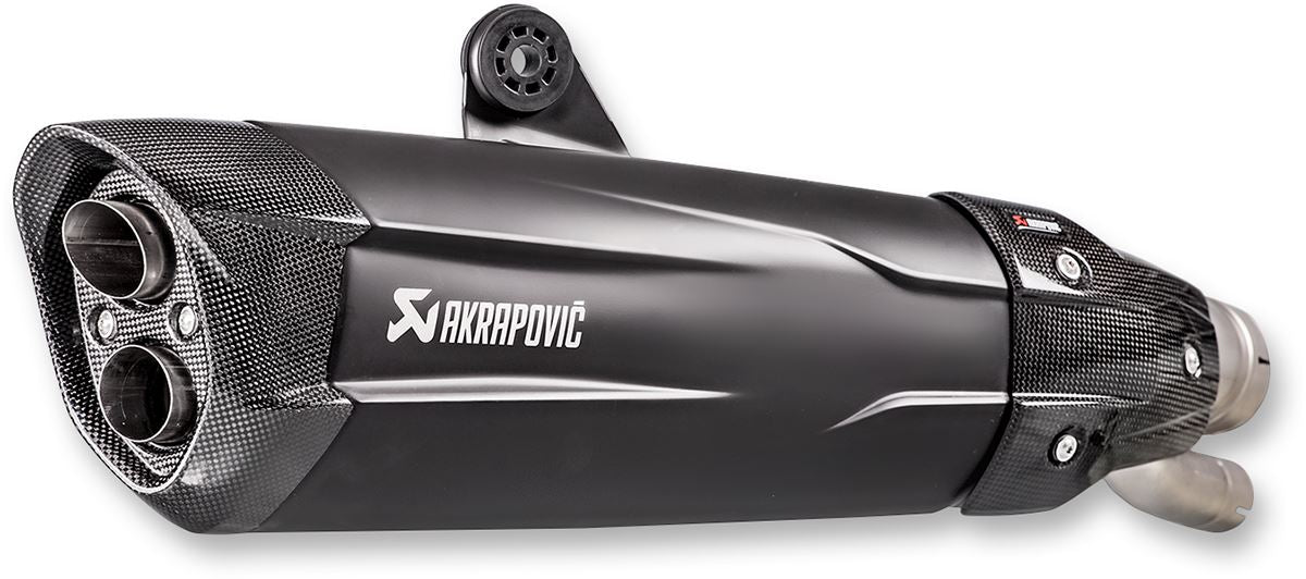 Akrapovic Slip-On Line Muffler TI/CF Black For BMW S 1000 RR 17-18 S-B10SO6-HDVDZBL