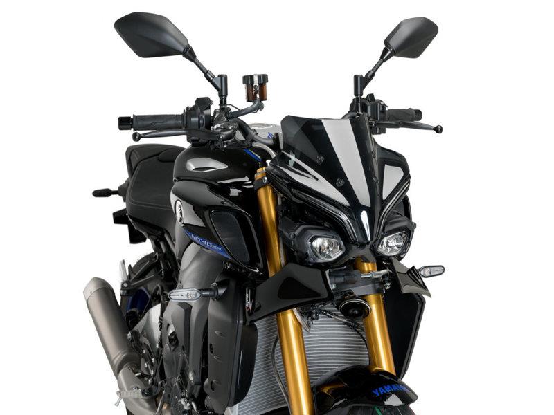PUIG Naked Front Spoiler Black for Yamaha MT-10/MT-10 SP 22-25 21471N