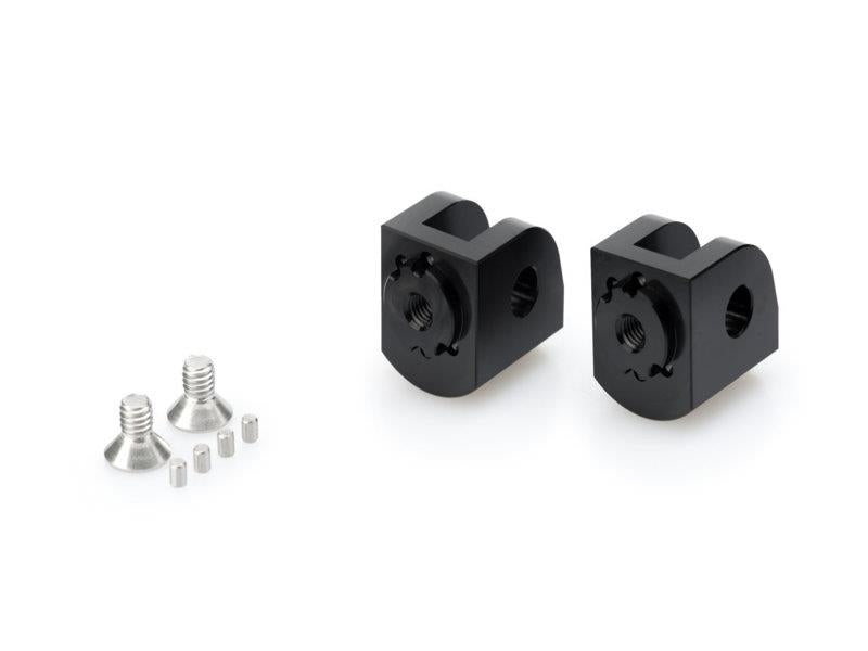 Puig Adjustable Footpeg Adaptors Black 7648F