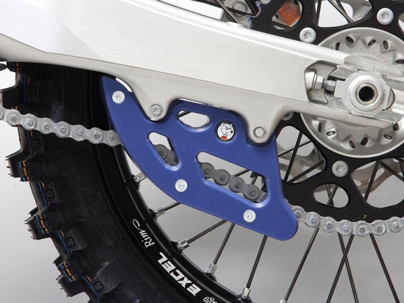 AXP Racing Chain Guide For Husqvarna FC 250 2023-2025 Blue Plastic AX1667