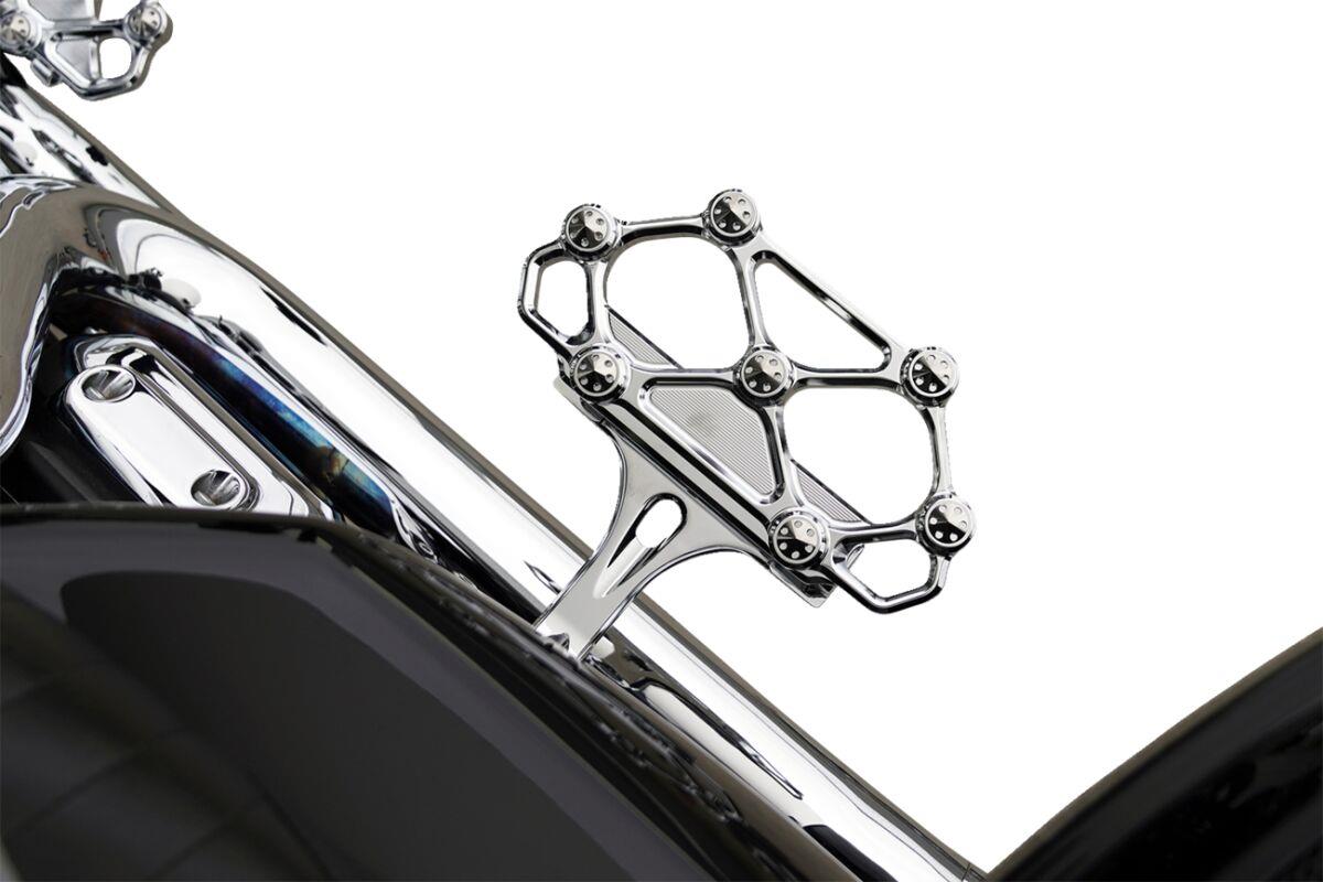 Arlen Ness Diamond Floorboards For Harley Davidson FLHRXS 1868 1983-2024 Chrome 410-059