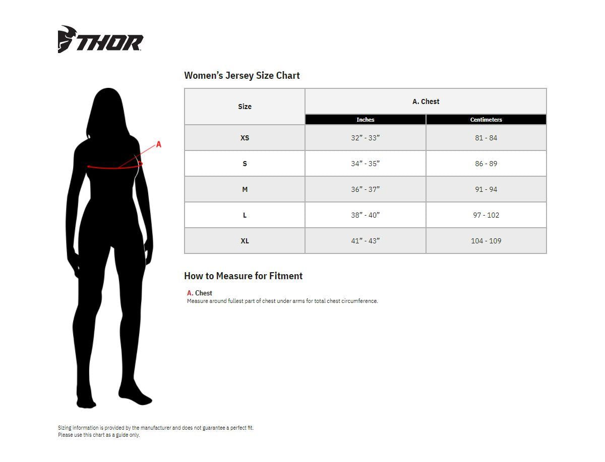 THOR Women's SPORTMODE Shadow Jersey BLACK 2024 Model