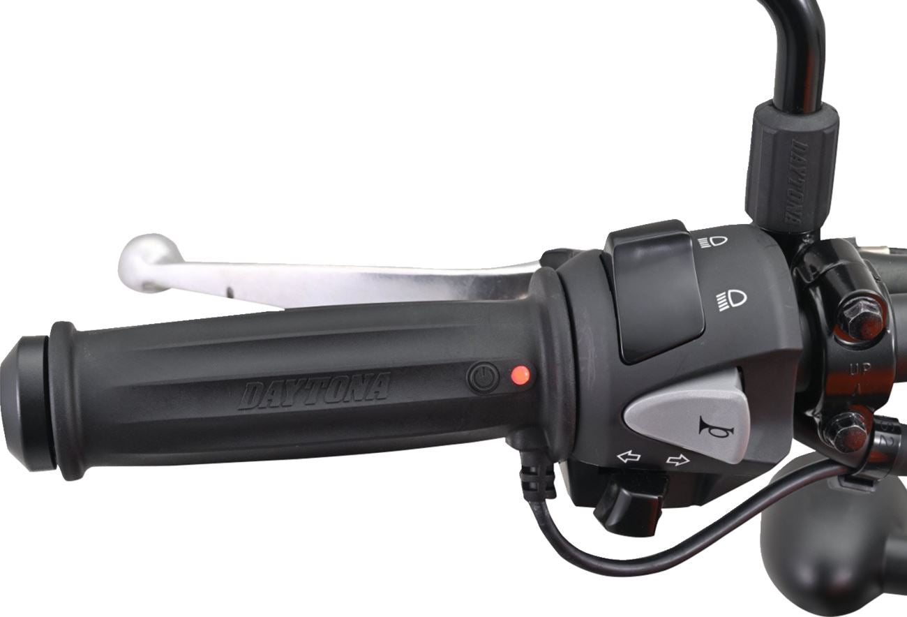 Daytona Heated Grip 7/8 Handlebar 4-Level Heat Control Black Grips 81044