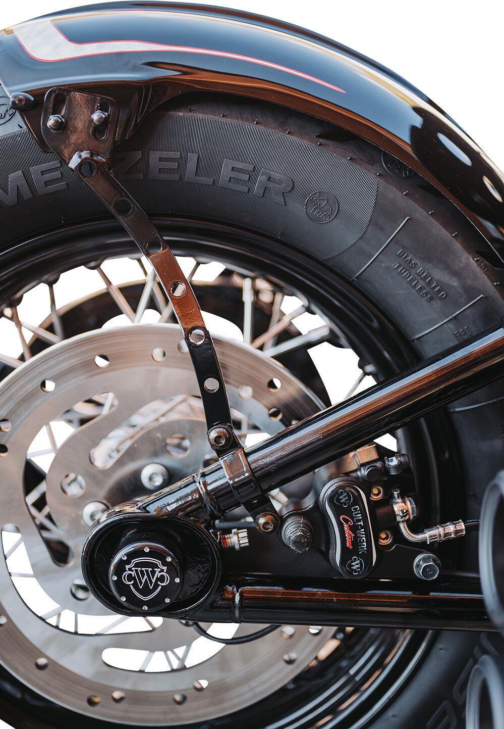 Cult Werk Rear Conversion Kit Old School For Harley FXBBS 1868 02-24 HD-BRO128