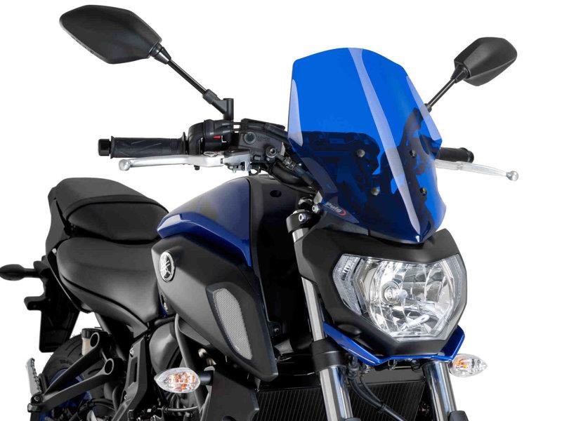 PUIG New Generation Touring Screen Blue for Yamaha MT-07 18-20 9667A