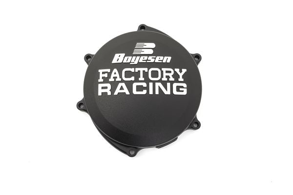 Boyesen Factory Clutch Cover For Yamaha YZ 250 FX 2019-2024 Black CC-37CB