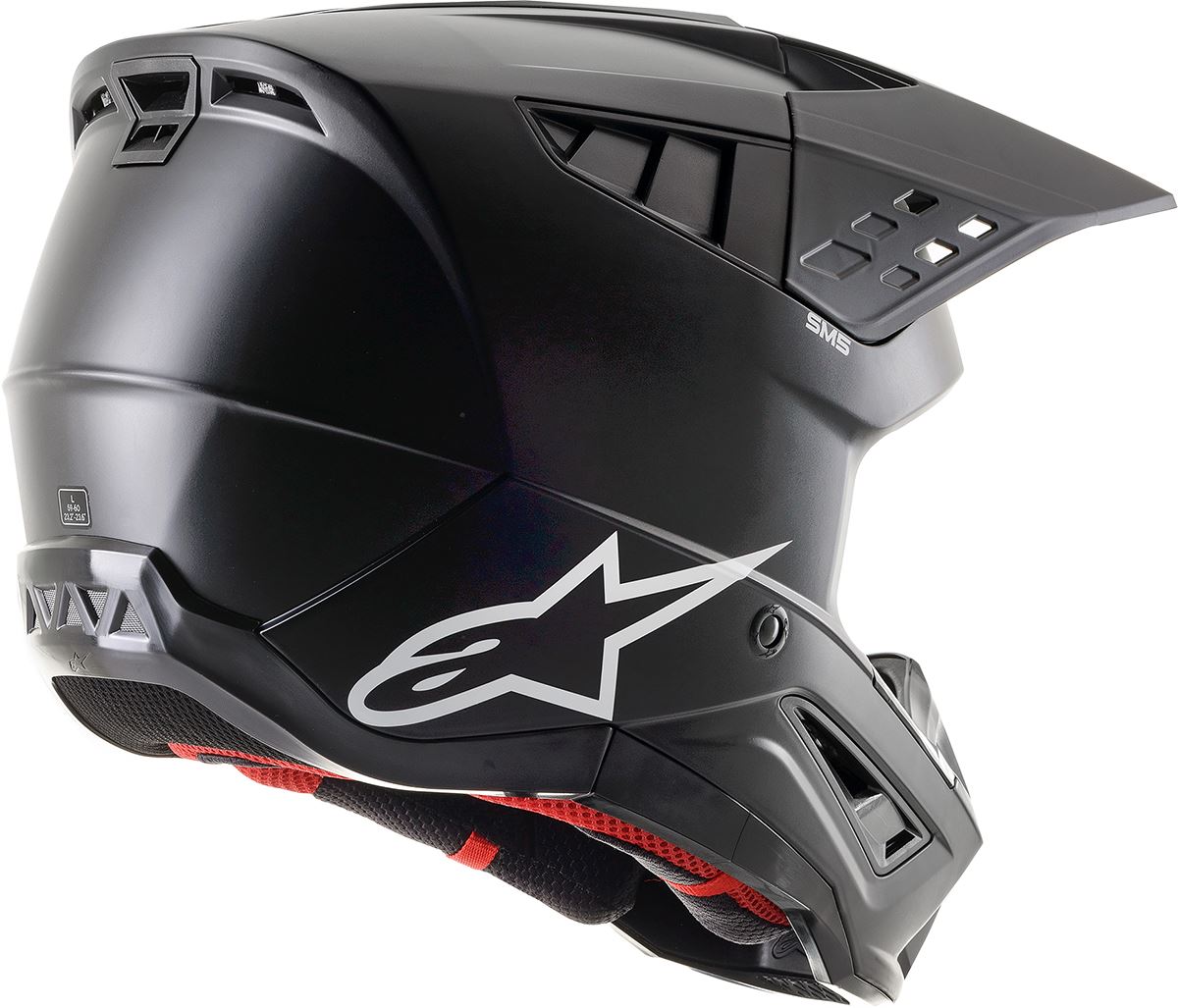 Alpinestars Supertech SM5 Solid Black Mx Helmet