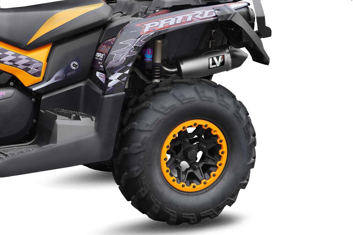LEOVINCE LV One Evo Stainless Steel Slip-On Muffler for ATV CAN AM OUTLANDER 1000 12-24 14468EU