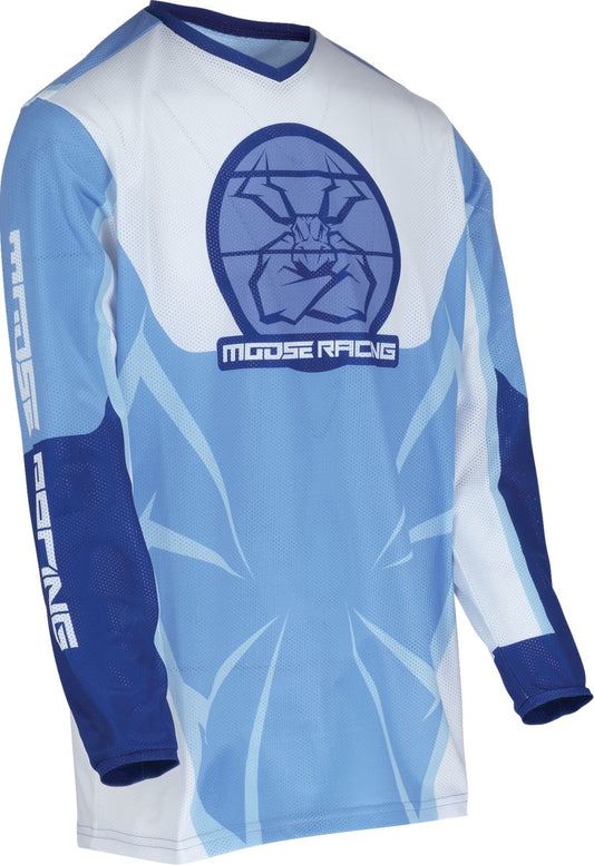 Moose Racing Soft-Goods Jersey Youth Agroid Blue/White 24 Model