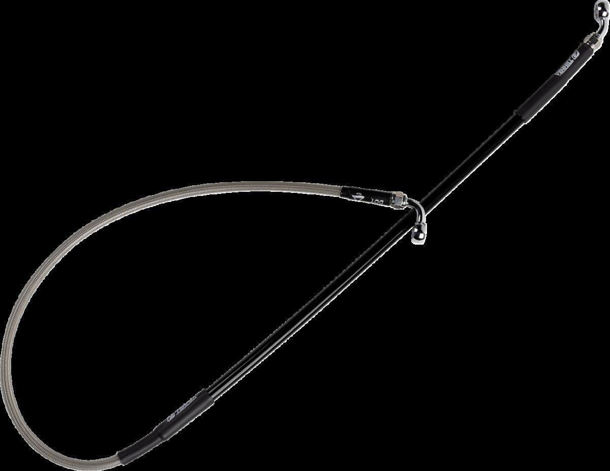 Moose Offroad Braided Brake Line For Husqvarna CR 250 1992-2000 H01-2-005/P-CL