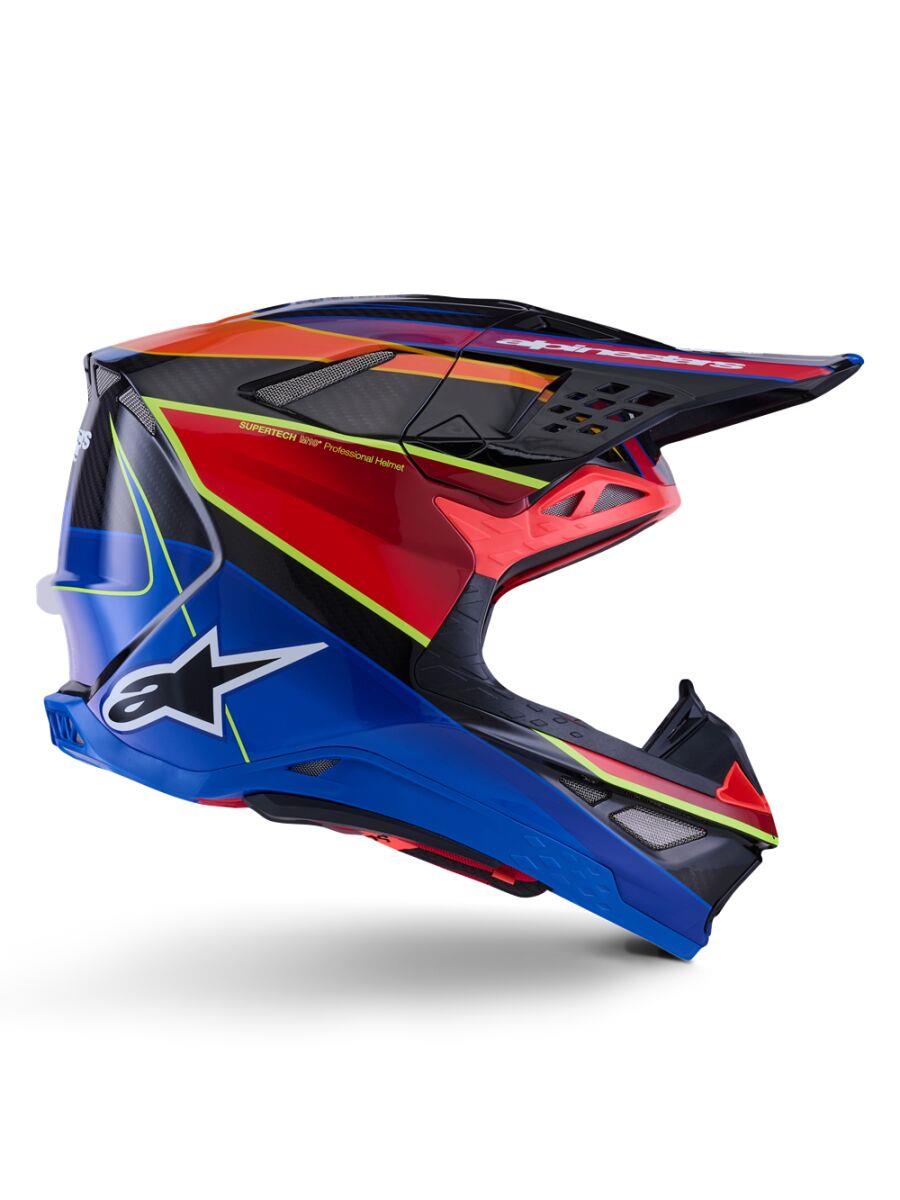 ALPINESTARS Supertech M10 Era MIPS® Helmet BLUE/RED/YL 2025 Model