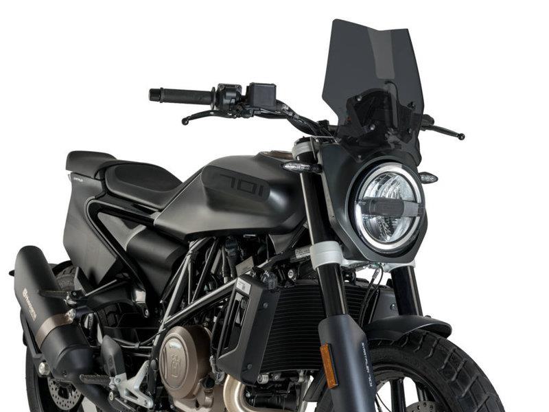 PUIG New Generation Sport Screen Dark Smoke for Husqvarna Svartpilen 701 19-20 3858F