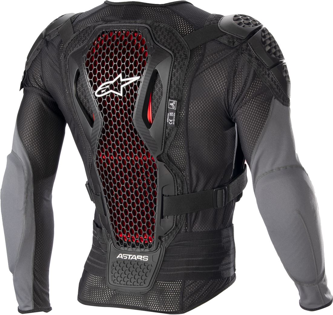 Alpinestars Bionic Plus V2 Black Protection Jacket Red