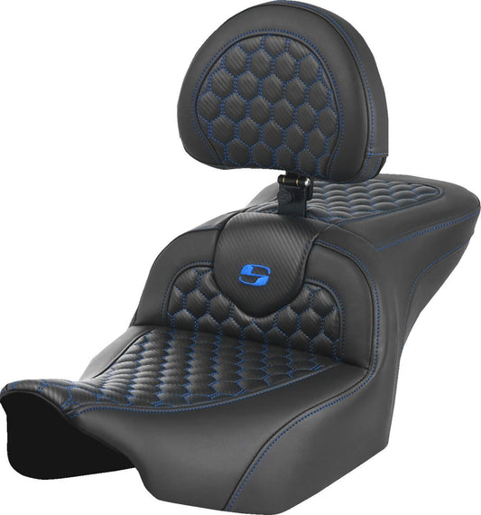 Saddlemen Roadsofa Seat With Headrest For HD FLTRXSE 1977 23-24 823-07-189B1