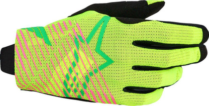 ALPINESTARS Radar Pro Gloves GRN/YELL/PNK FL 2025 Model