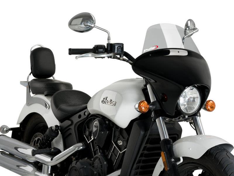 PUIG Batwing Touring Screen Light Smoke for Indian Scout 15-25 21072H