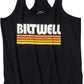 Biltwell Women's Surf Tank Top Black Casual Racerback Polyester