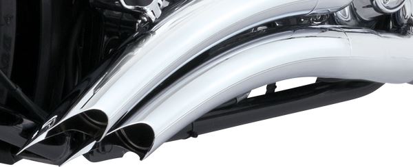 Vance & Hines Big Radius Exhaust System Chrome For HD FXSB 1690 13-17 26365