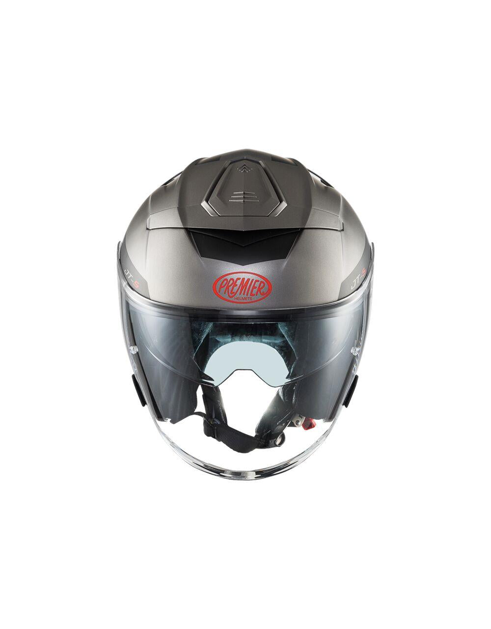 PREMIER HELMETS JT5 Gray Motorcycle Helmet
