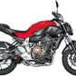 Akrapovic Racing Line Exhaust System Red Carbon For Yamaha XSR 700 14-24 S-Y7R2-AFC
