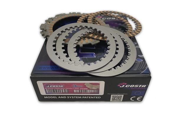 J. Costa Clutch Plates For Yamaha XP 530 T-Max Kymco AK 550 I 2001-2024 IT530D